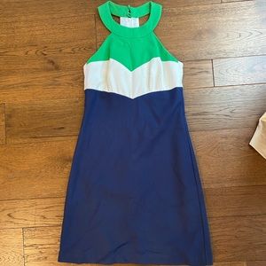Trina Turk Size 4 Color Block Dress